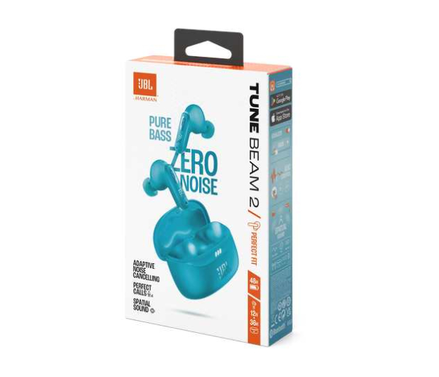 JBL Tune Beam 2 Turkusowe - 1333470 - zdjęcie 11
